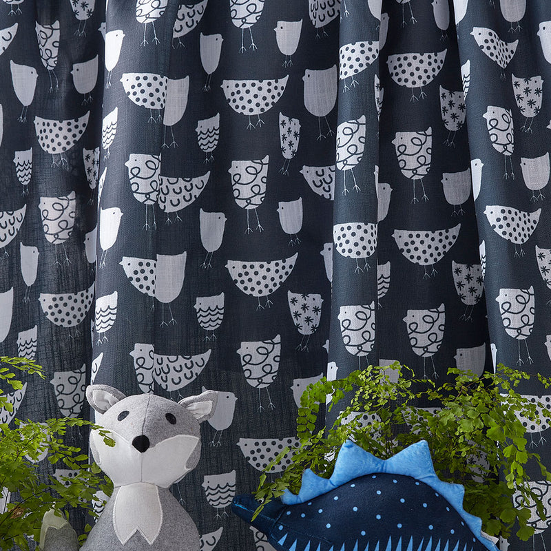 Luxaflex Curtains - Print Collection - Cheeky Chirpies